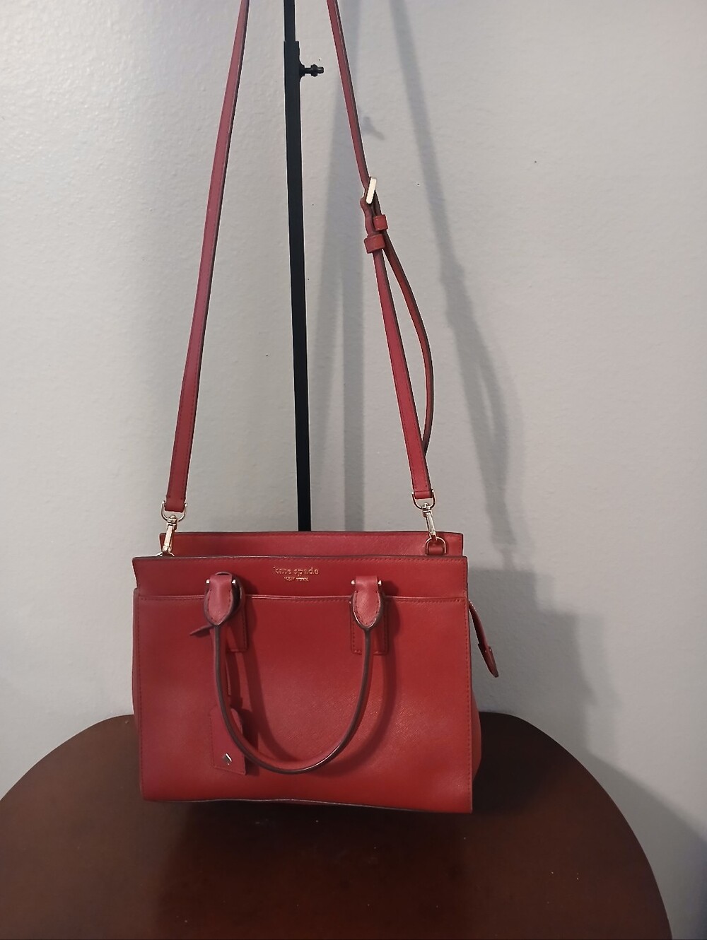 Kate Spade Cameron Saffiano red leather - Picture 2 of 8